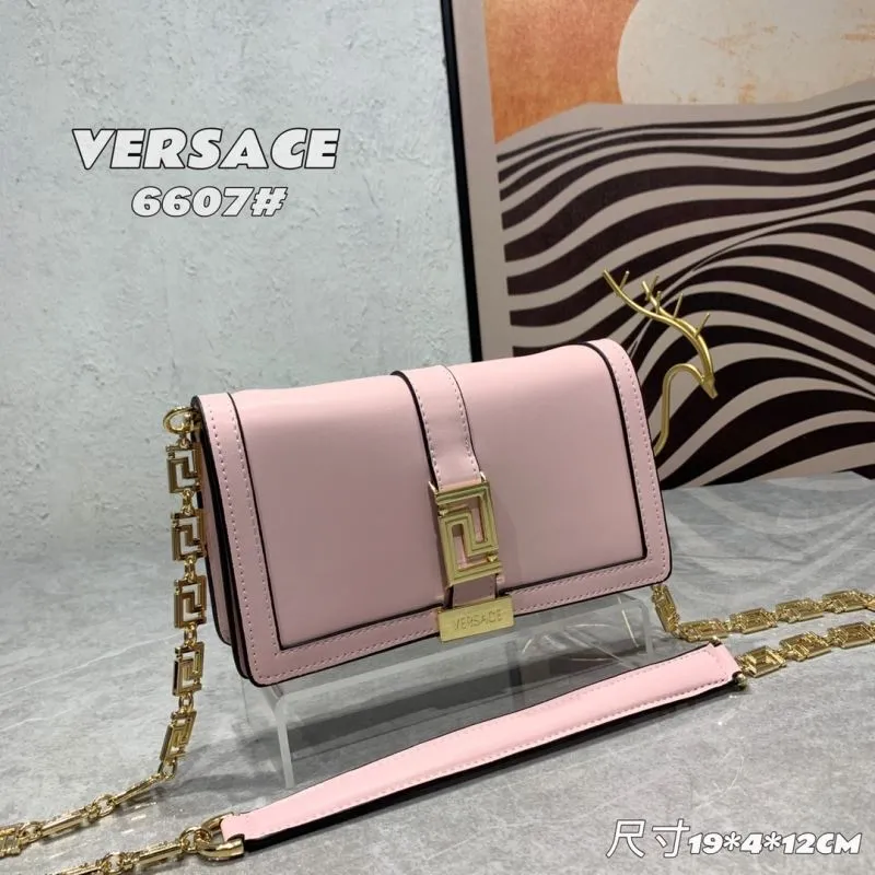 Alternative view of Versace 6607 Pink Crossbody Satchel Bag