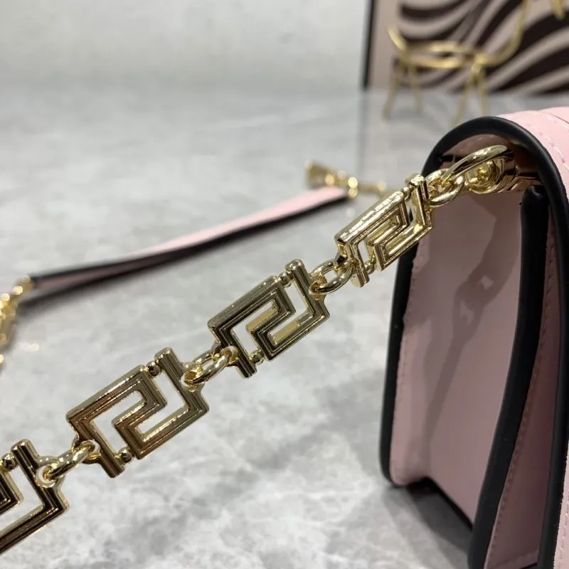 Versace 6607 Pink Crossbody Satchel Bag - Image 5