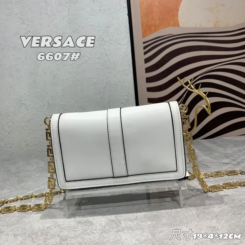 Versace 6607 White Crossbody Bag - Image 3