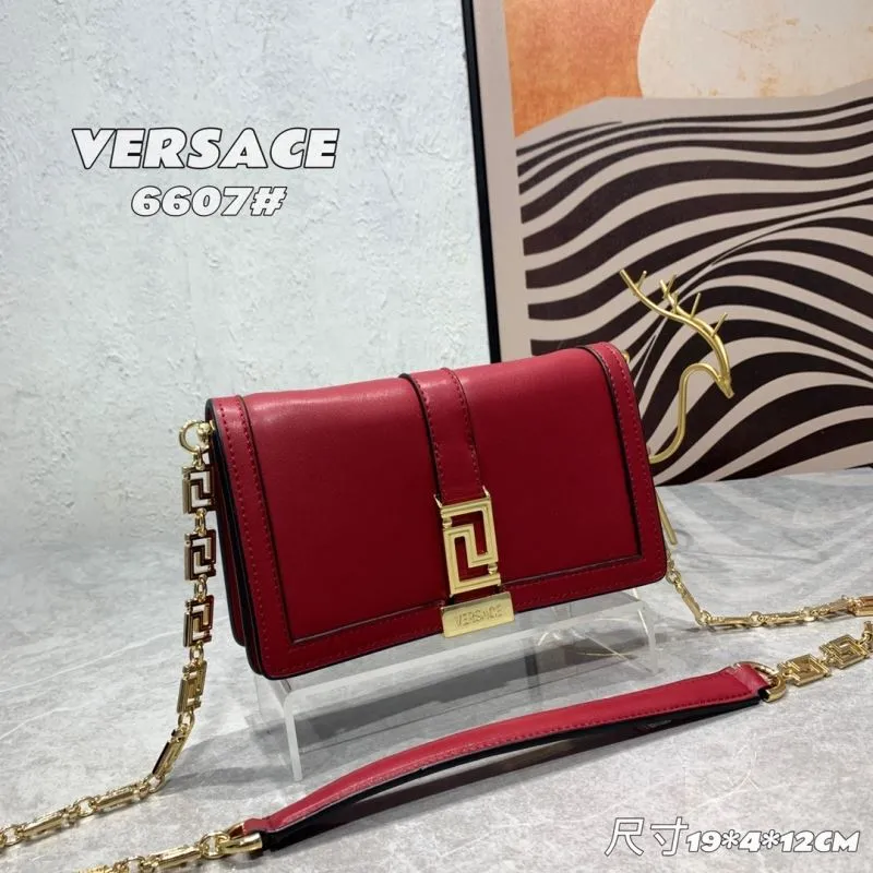Alternative view of Versace 6607 Red Leather Crossbody Bag
