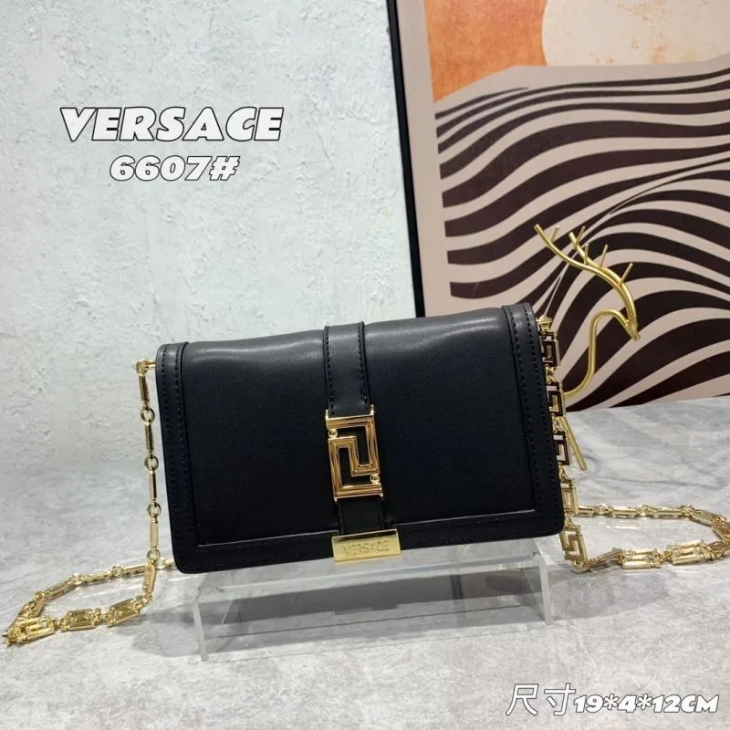 Versace 6607 Black Crossbody Bag