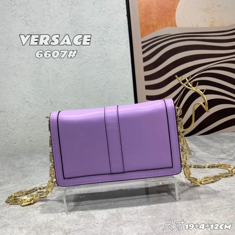 Versace 6607 Purple Satchel Bag - Image 3