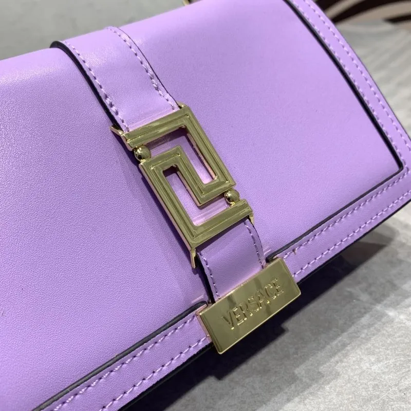 Versace 6607 Purple Satchel Bag - Image 4