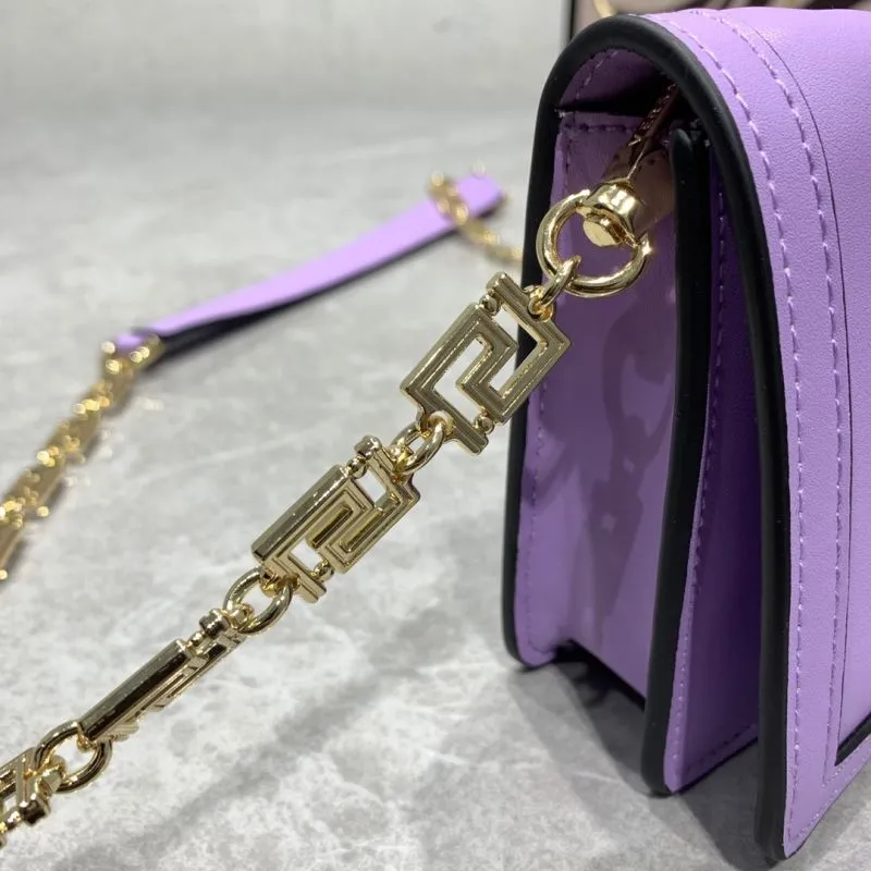Versace 6607 Purple Satchel Bag - Image 5