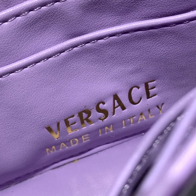 Versace 6607 Purple Satchel Bag - Image 8