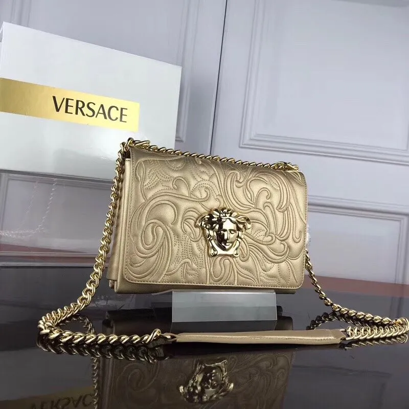 Alternative view of Versace Gold Chain Satchel Bag