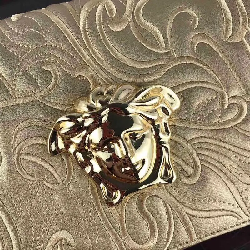 Versace Gold Chain Satchel Bag - Image 4