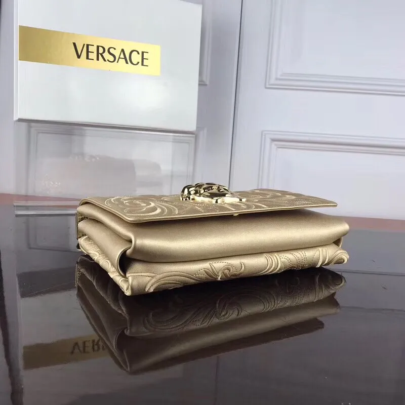 Versace Gold Chain Satchel Bag - Image 5