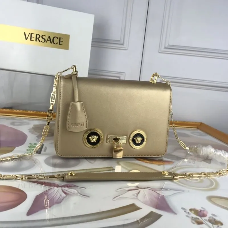 Versace Gold Chain Satchel Bag