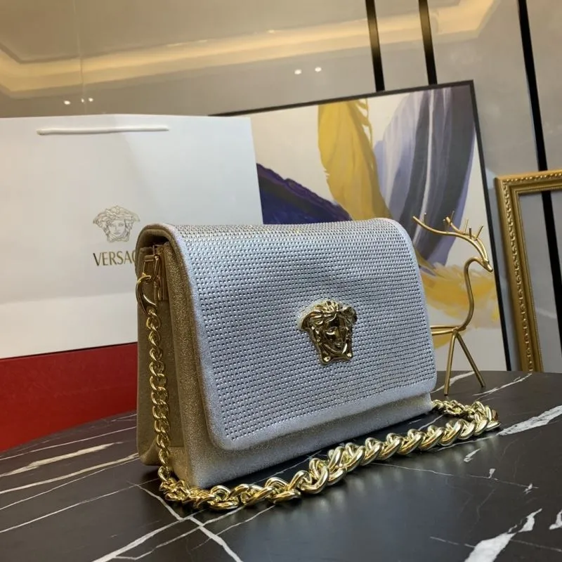 Alternative view of Versace Silver Crystal Satchel Bag 78