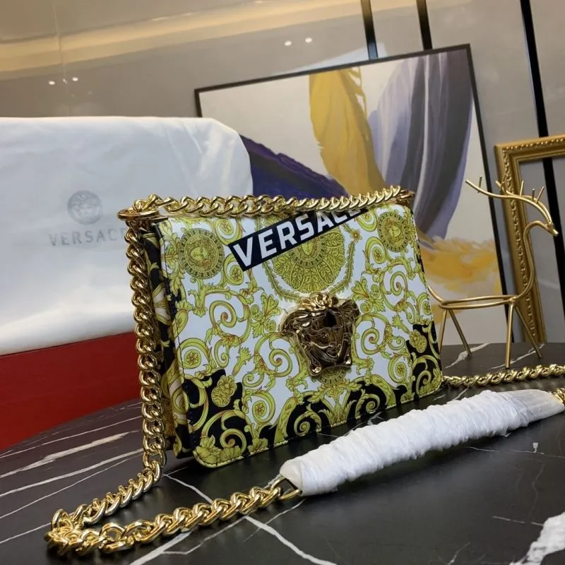 Alternative view of Versace Baroque Print Crossbody Satchel Bag 85