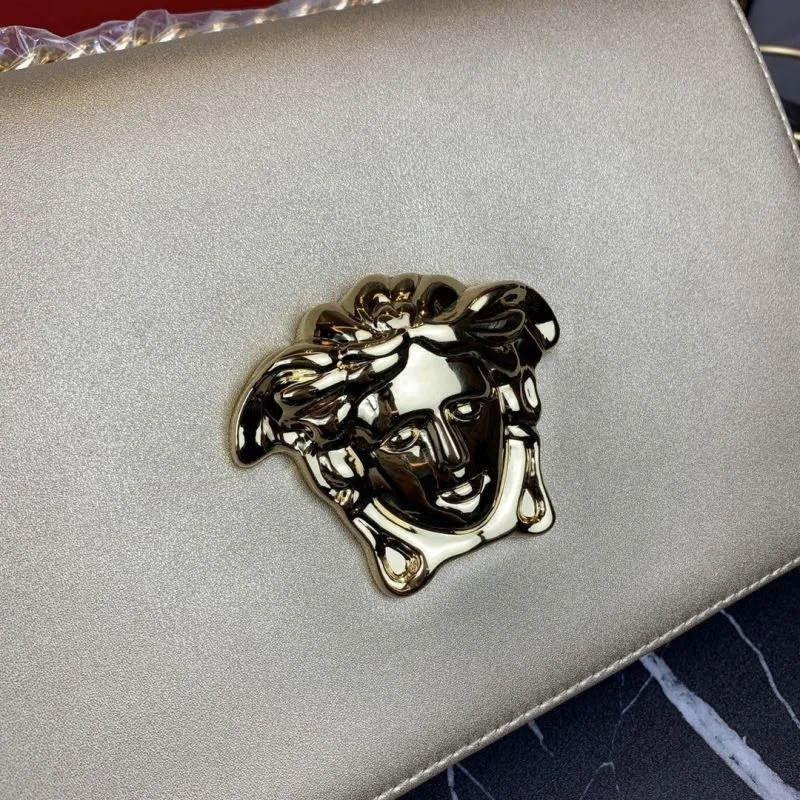 Versace Gold Crossbody Satchel Bag - Image 5