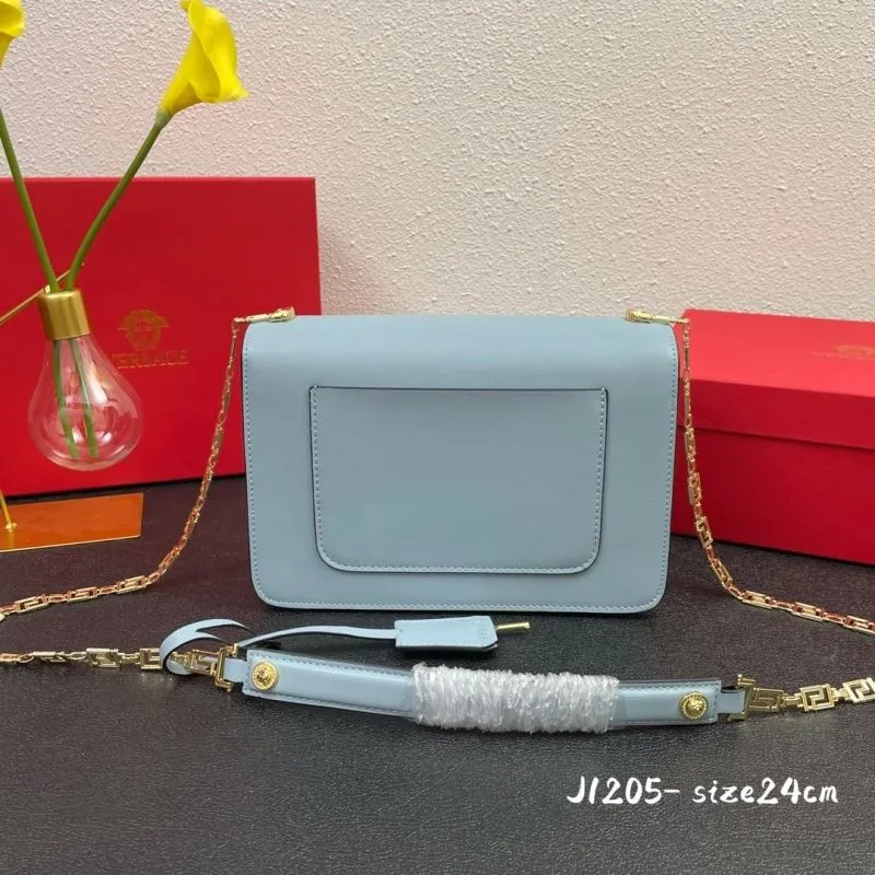Alternative view of Versace J1205 Light Blue Crossbody Bag Size 24cm
