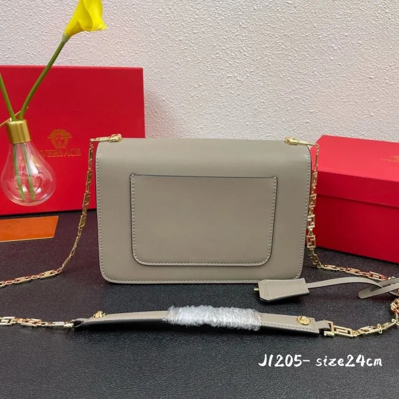 Alternative view of Versace J1205 Gray Satchel Bag 24cm