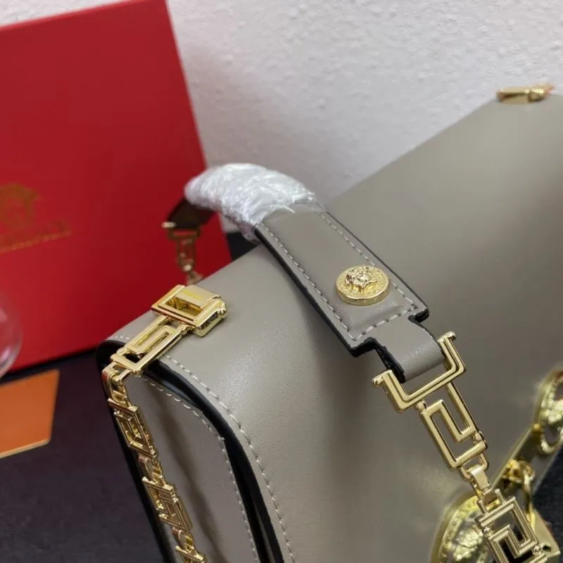 Versace J1205 Gray Satchel Bag 24cm - Image 6