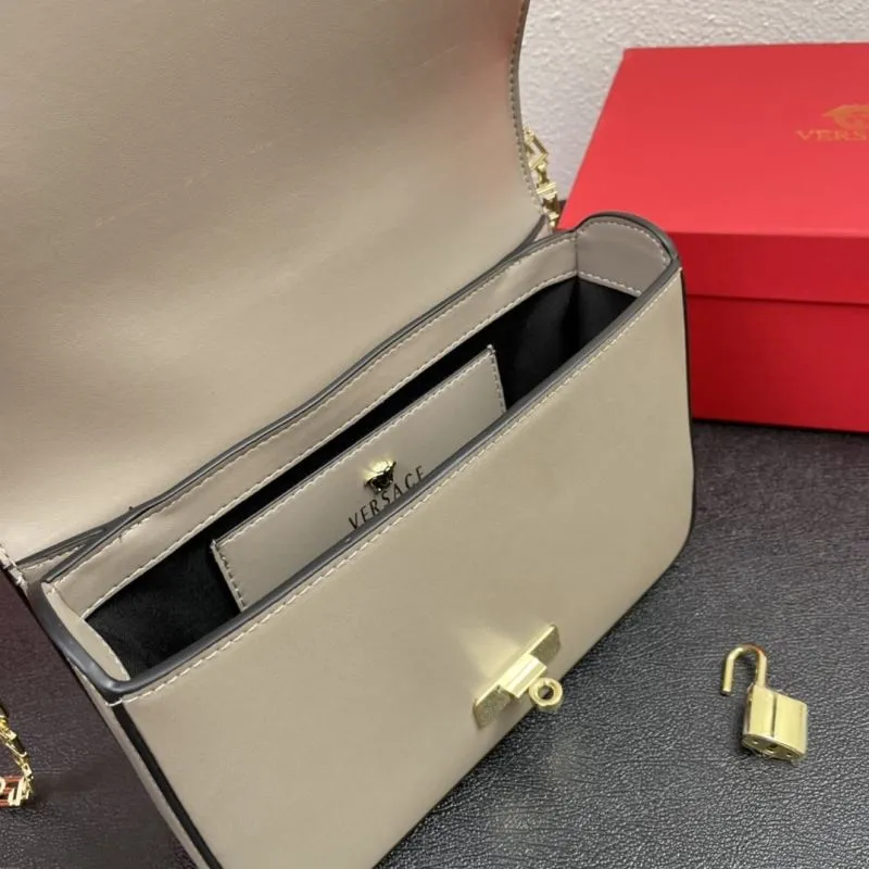 Versace J1205 Gray Satchel Bag 24cm - Image 8
