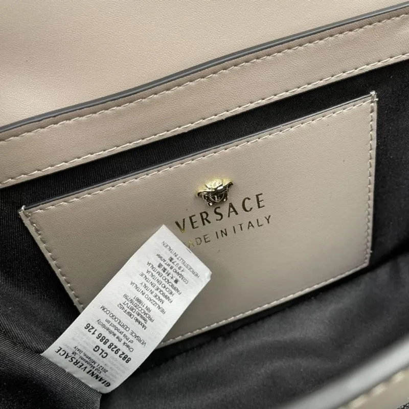 Versace J1205 Gray Satchel Bag 24cm - Image 9