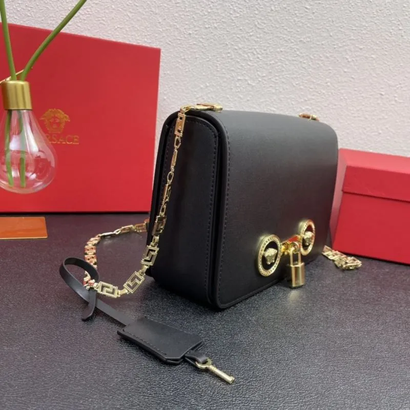 Versace J1205 Black Satchel Bag Size 24cm - Image 4