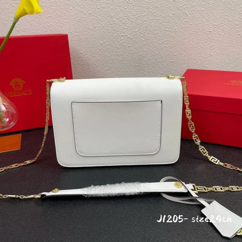 Alternative view of Versace White Satchel Bag J1205 Size 24cm