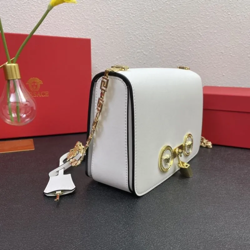 Versace White Satchel Bag J1205 Size 24cm - Image 4