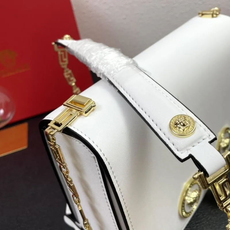 Versace White Satchel Bag J1205 Size 24cm - Image 6