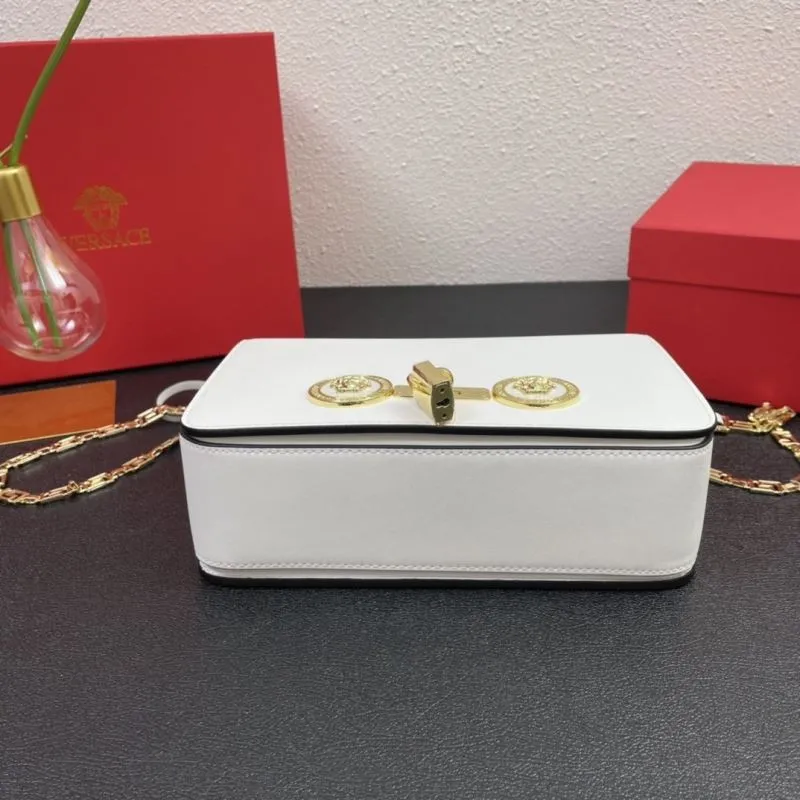 Versace White Satchel Bag J1205 Size 24cm - Image 7