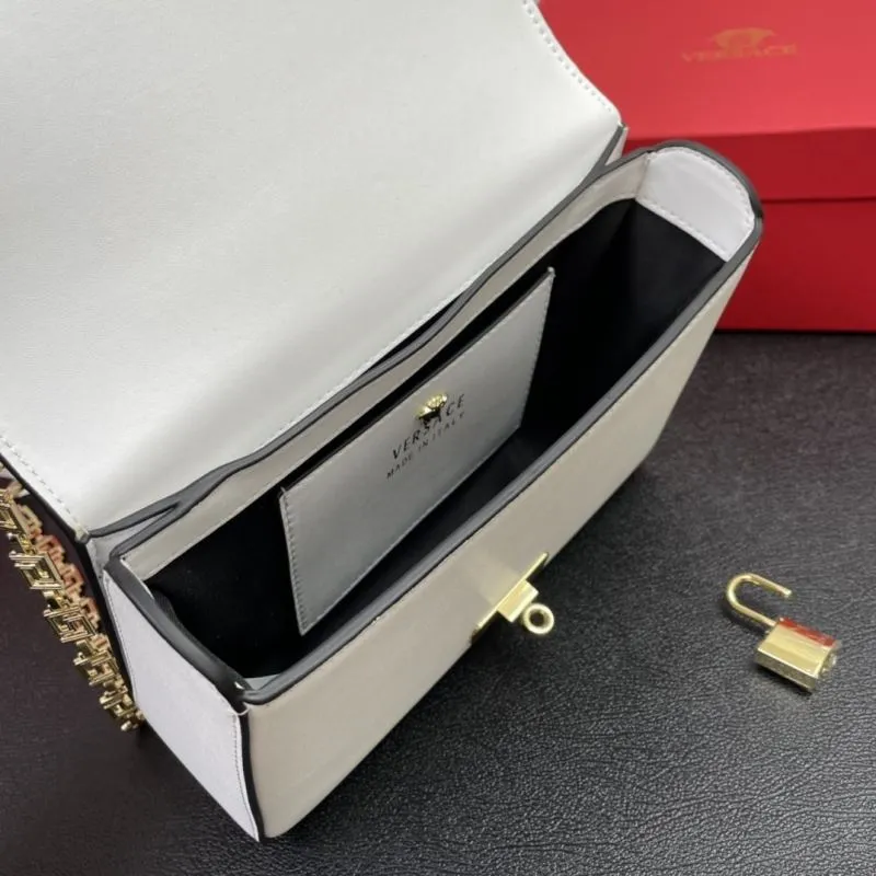 Versace White Satchel Bag J1205 Size 24cm - Image 8