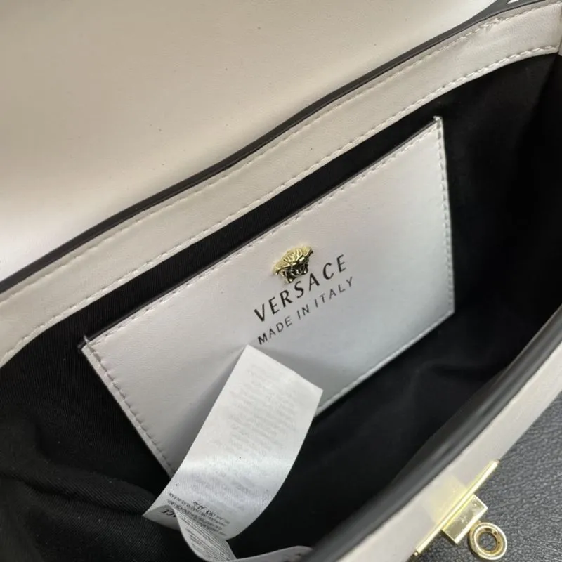 Versace White Satchel Bag J1205 Size 24cm - Image 9