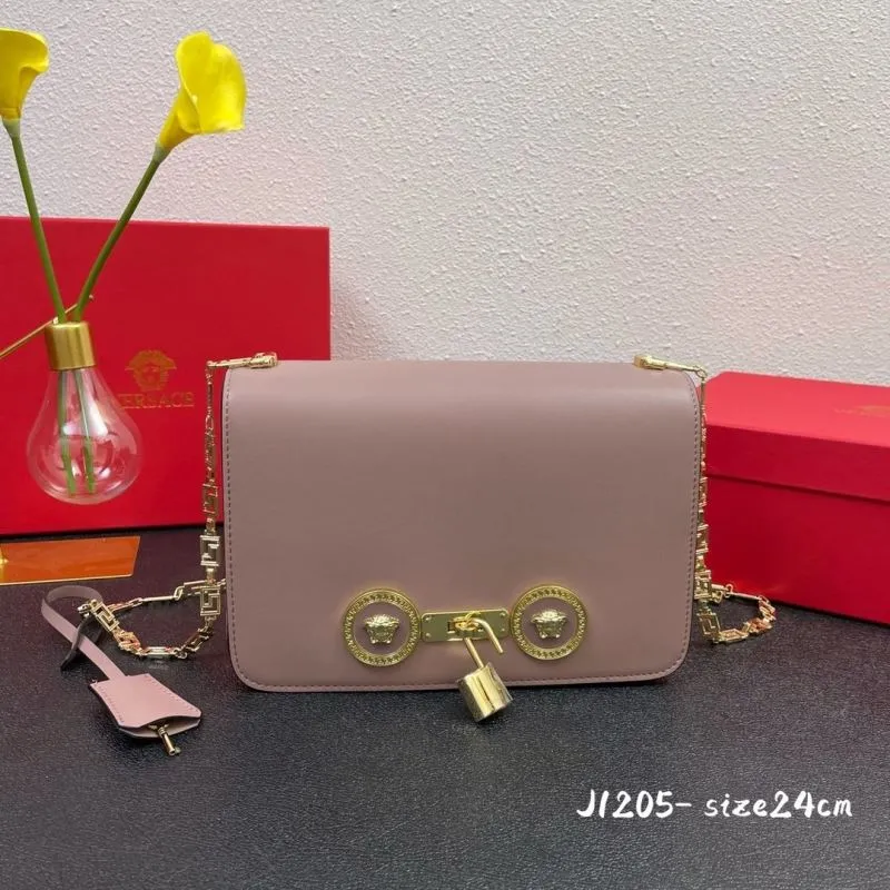 Versace J1205 Pink Satchel Bag 24cm - Image 3
