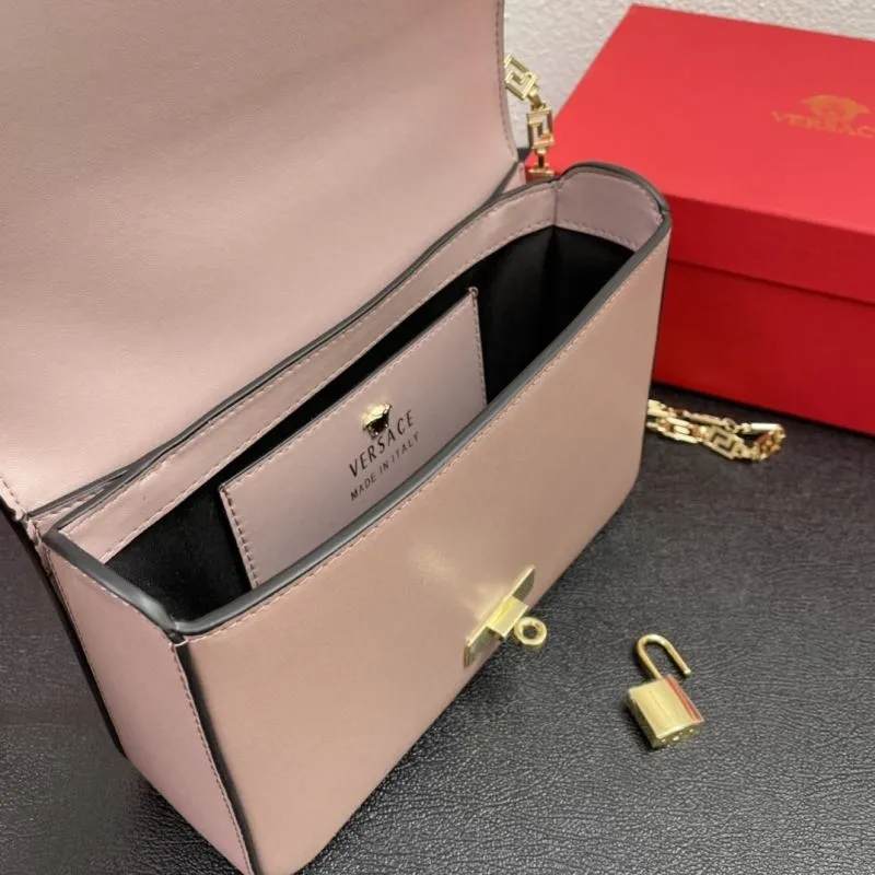 Versace J1205 Pink Satchel Bag 24cm - Image 8