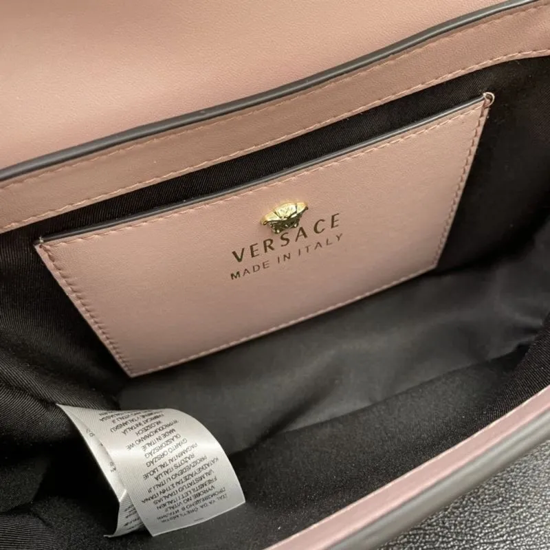 Versace J1205 Pink Satchel Bag 24cm - Image 9