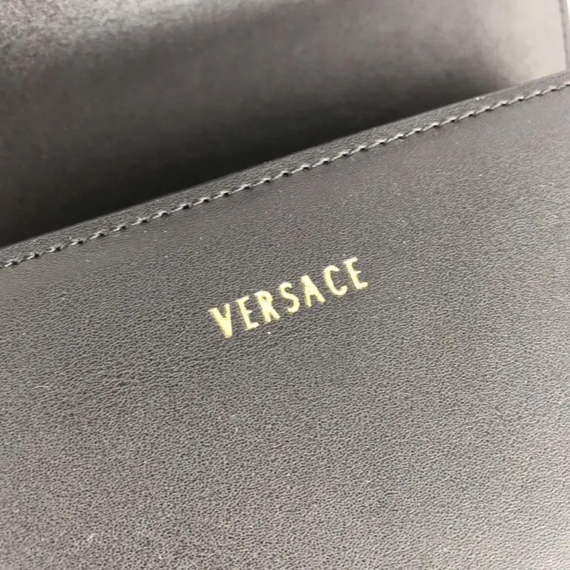 Versace Black White Zebra Pattern Satchel Bag 102 - Image 7