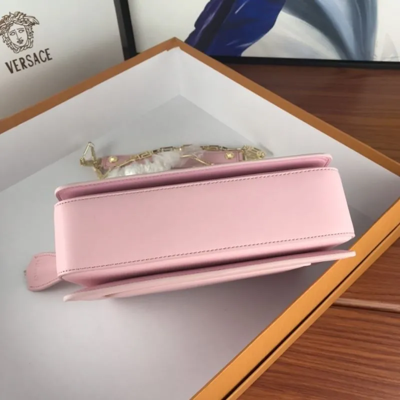 Versace Pink Satchel Bag 113 - Image 6