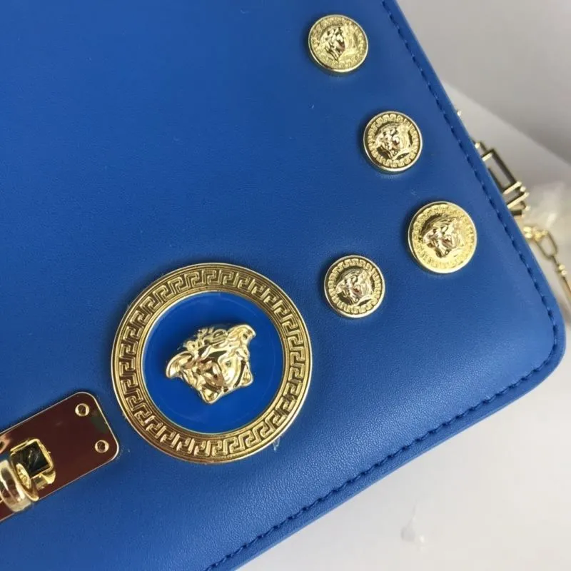 Versace Blue Satchel Bag 116 - Image 3