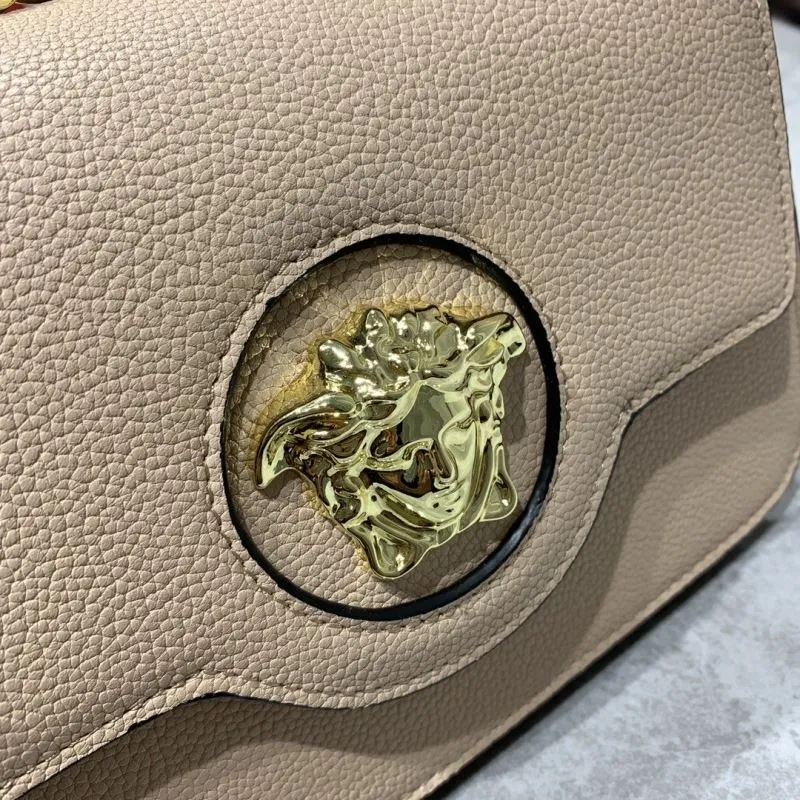 Versace Beige Satchel Crossbody Bag 142 - Image 4