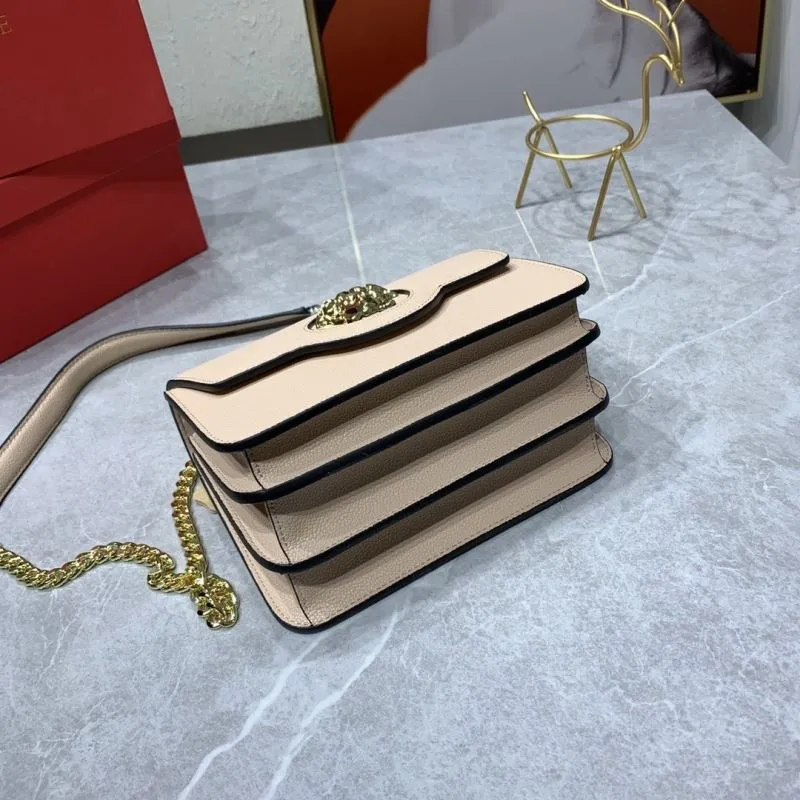 Versace Beige Satchel Crossbody Bag 142 - Image 7