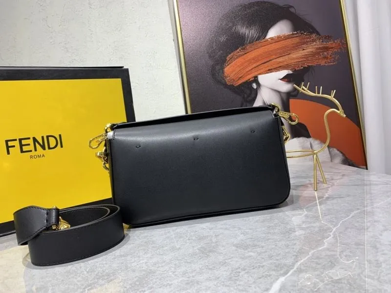 Versace Black Leather Satchel Bag with Gold Chain 149 - Image 3