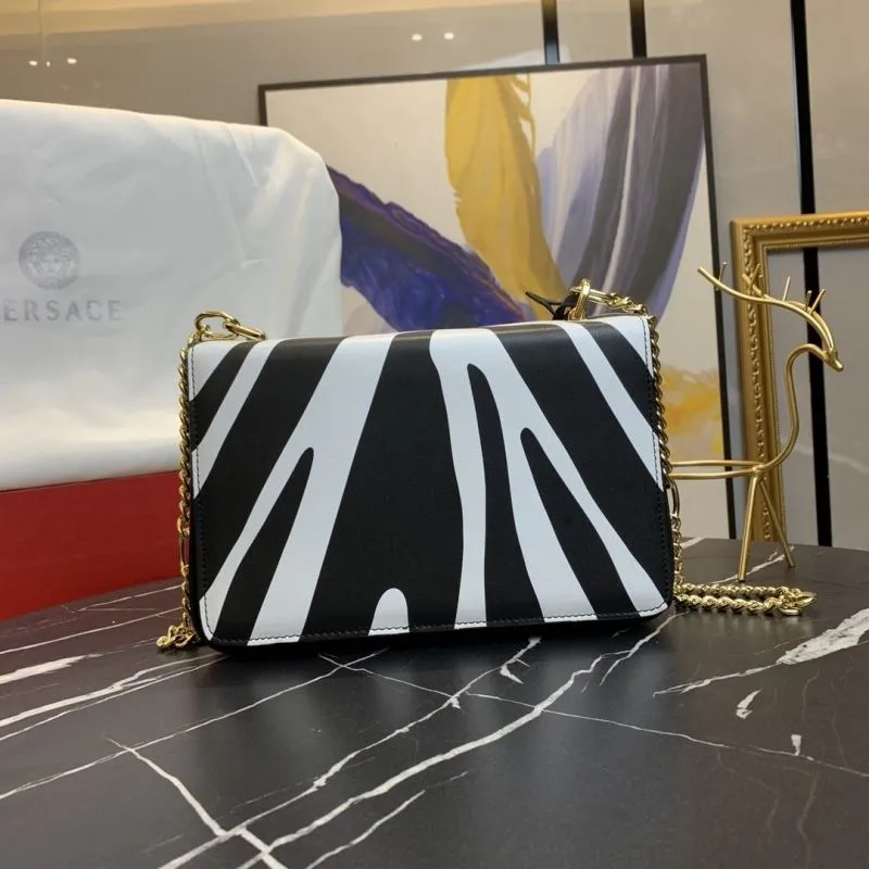 Versace Zebra Print Satchel Bag 154 - Image 3