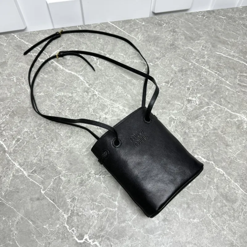 MIU MIU Black Bucket Bag 21 - Image 7