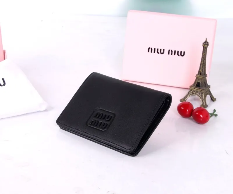 Miu Miu Black Leather Wallet - Image 4