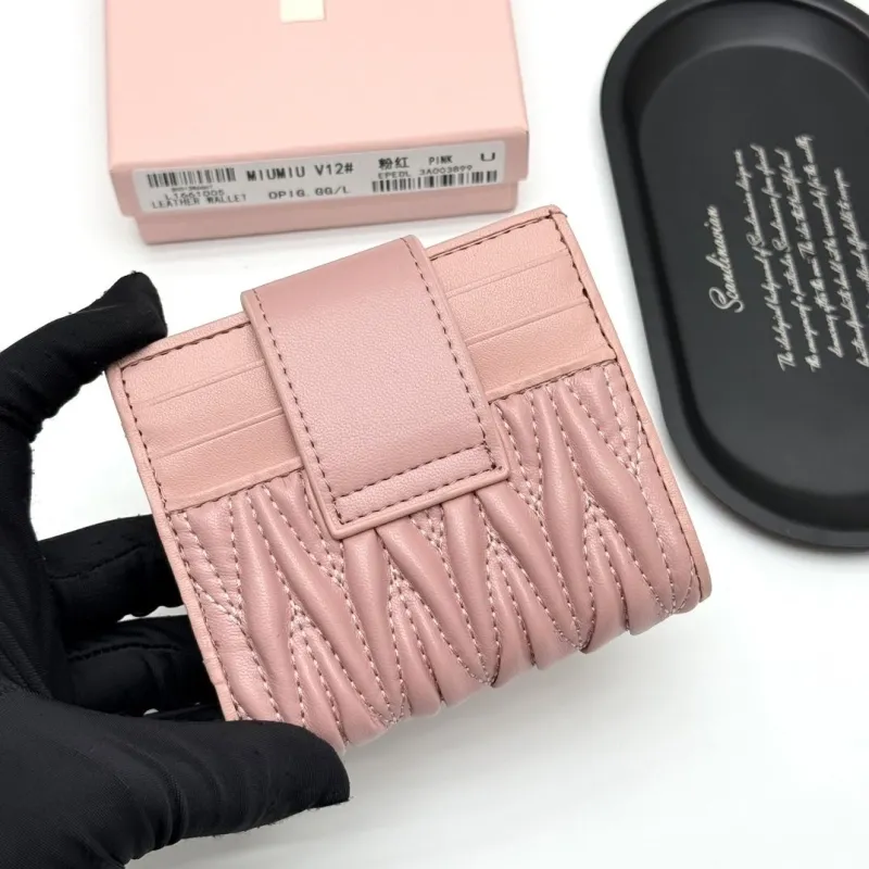 MIU MIU Pink Leather Wallet V12 - Image 4