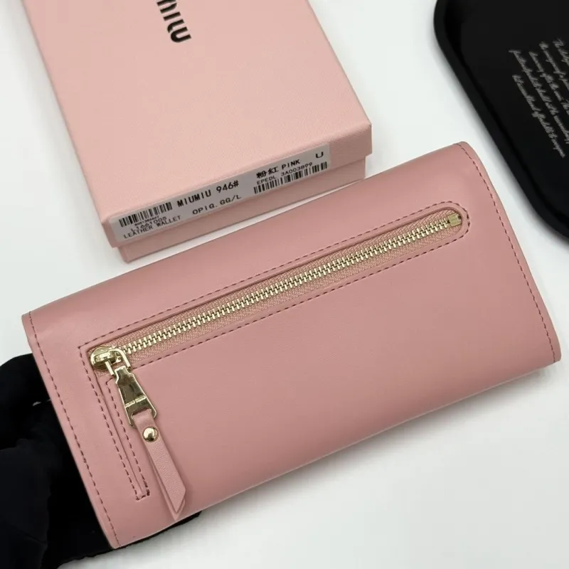 MIU MIU Pink Leather Wallet 946 - Image 4