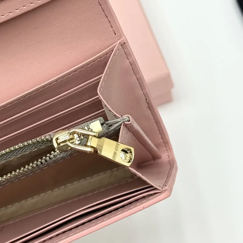MIU MIU Pink Leather Wallet 946 - Image 8