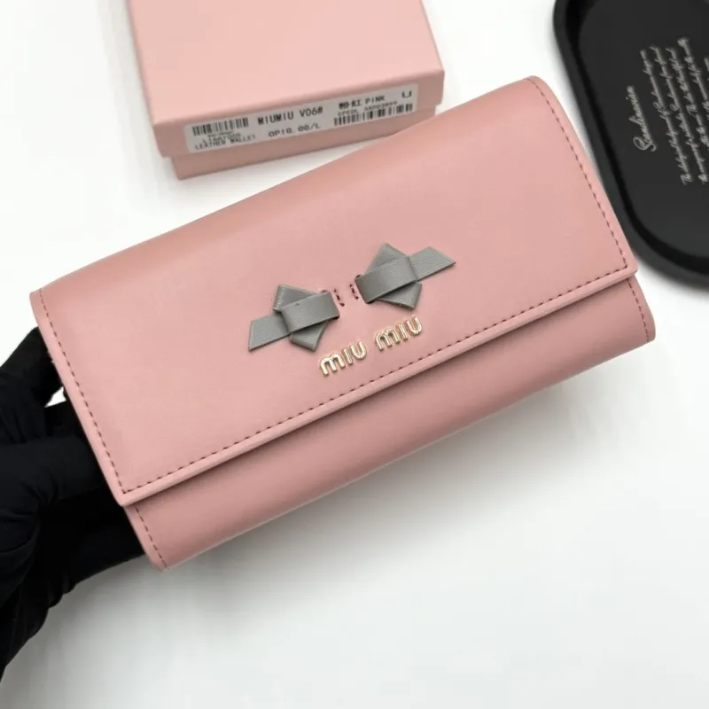 Alternative view of Miu Miu Pink Leather Chain Wallet V06
