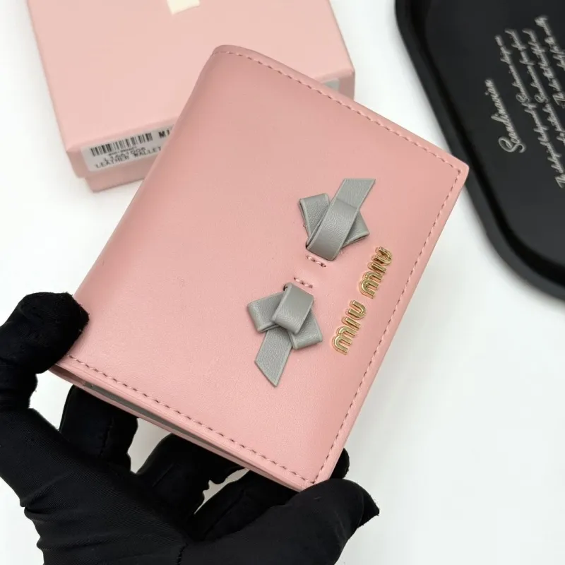 Miu Miu Pink Leather Wallet 947 - Image 3