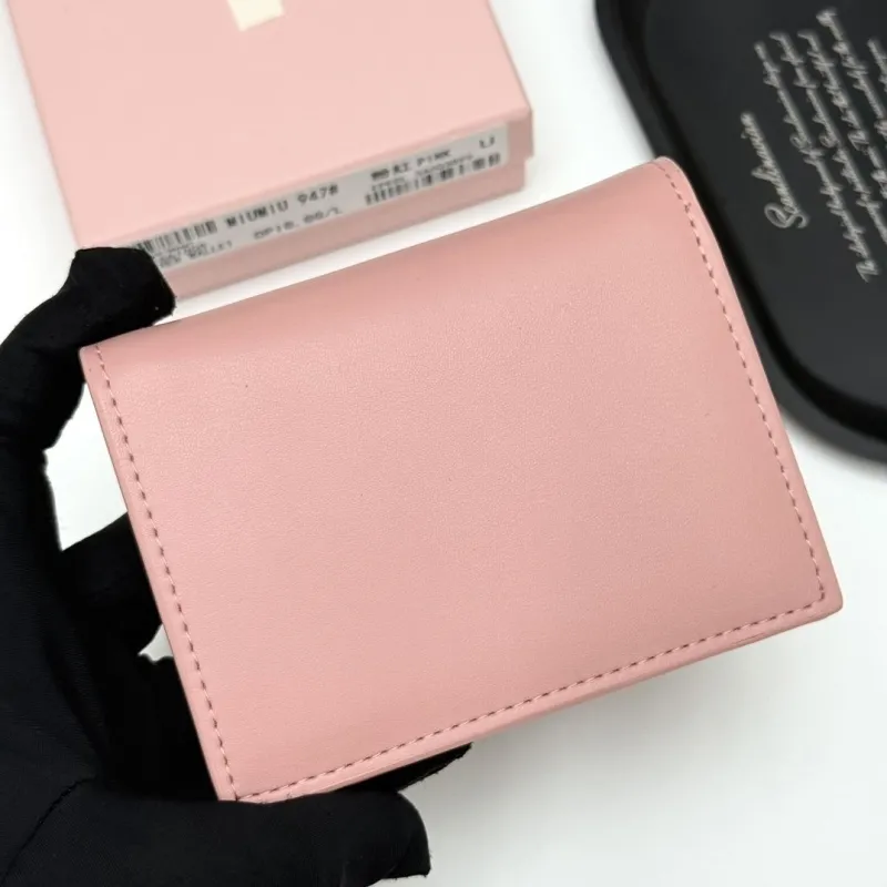 Miu Miu Pink Leather Wallet 947 - Image 4