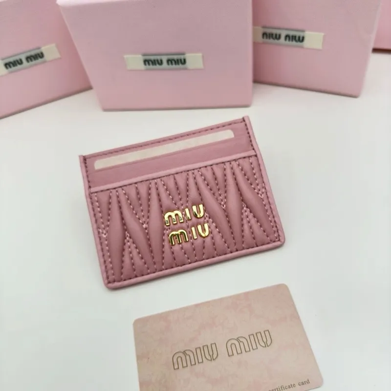 Miu Miu Pink Card Holder Wallet 68