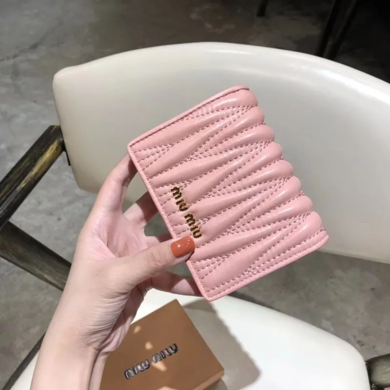 Miu Miu Pink Compact Wallet - Image 4