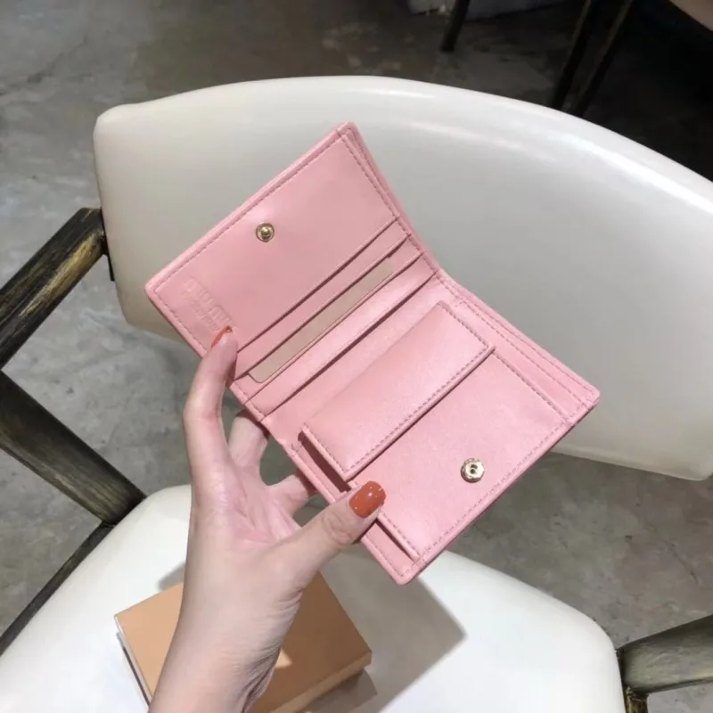 Miu Miu Pink Compact Wallet - Image 6