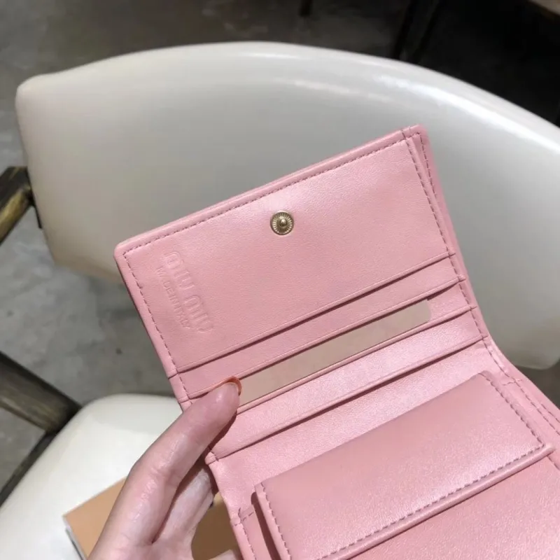 Miu Miu Pink Compact Wallet - Image 7